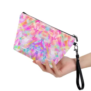 Colourful Whispers Small Bag With Black Hand Strap (FWS)
