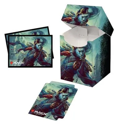 Commander Legends Sakashima of A Thousand Faces PRO 100  Deck Box & 100 ct. Sleeves Combo