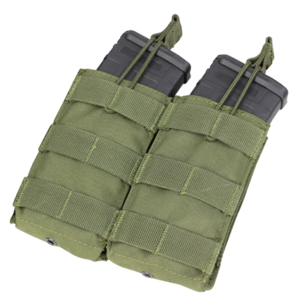 Condor Double Open-Top M4/M16 Mag Pouch OD Green