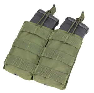 Condor Double Open-Top M4/M16 Mag Pouch OD Green