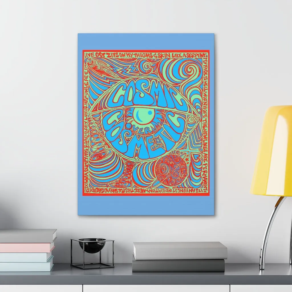 Cosmic Over Cosmetic Canvas Gallery Wraps -  Red Racer Sky
