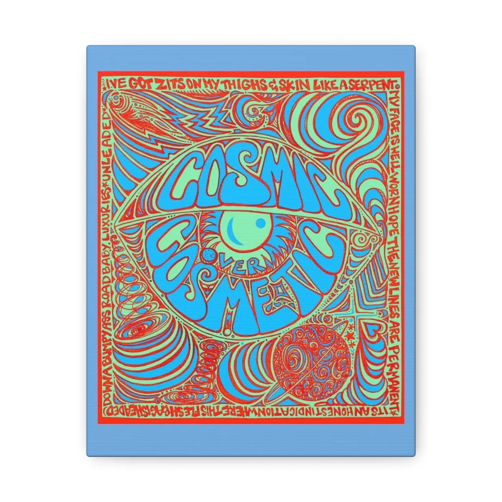 Cosmic Over Cosmetic Canvas Gallery Wraps -  Red Racer Sky