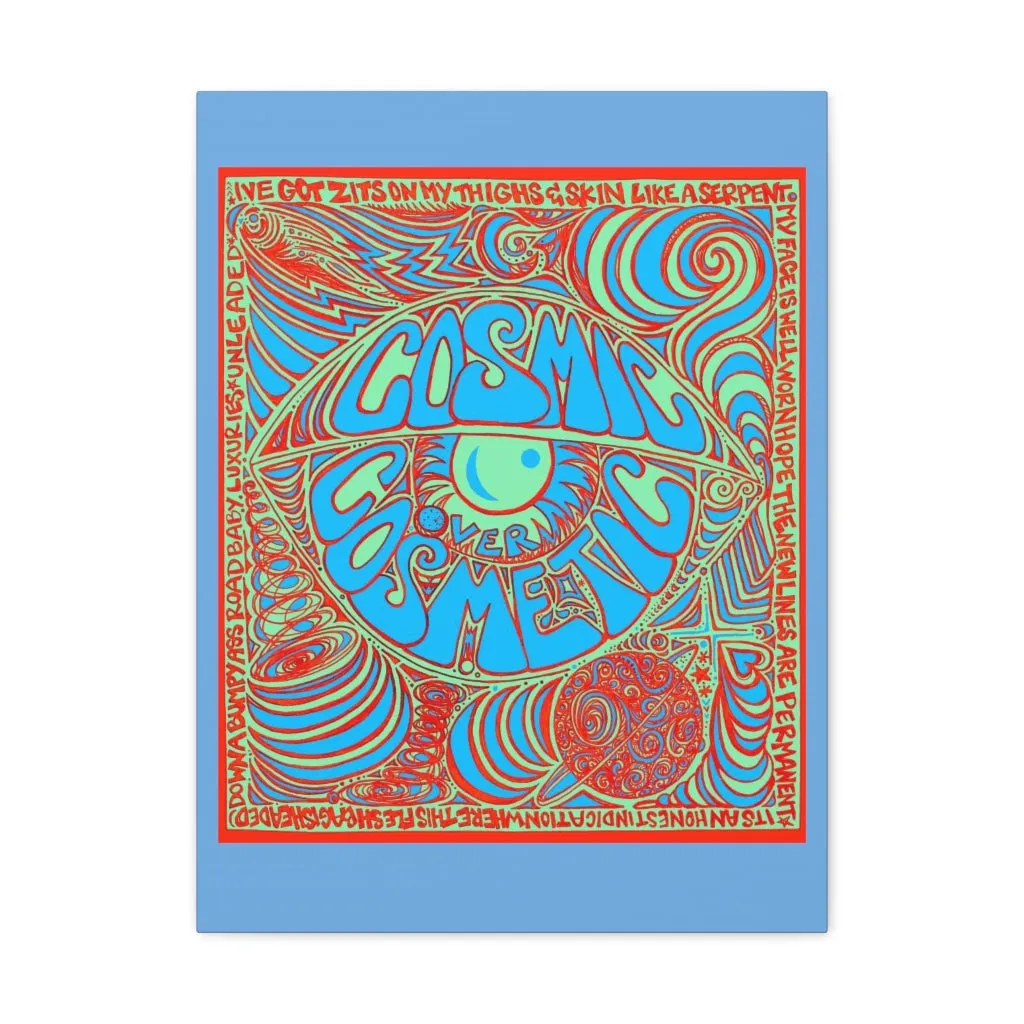 Cosmic Over Cosmetic Canvas Gallery Wraps -  Red Racer Sky