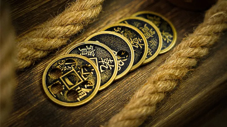 Crazy Chinese Coins by Artisan Coin & Jimmy Fan (Gimmicks and Online Instructions)