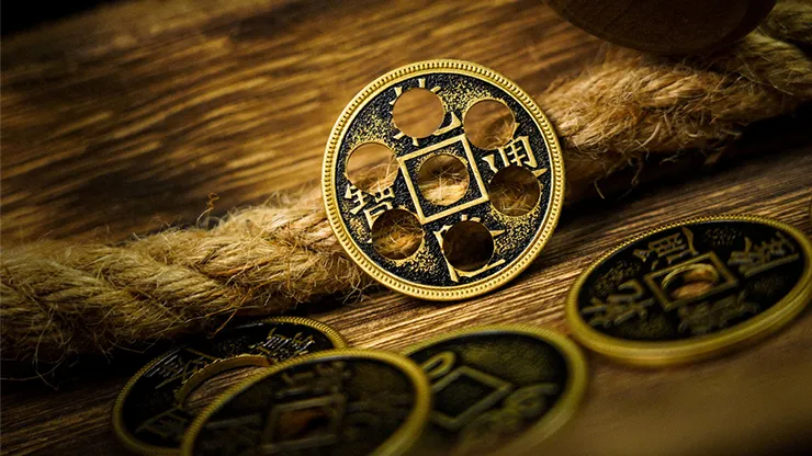 Crazy Chinese Coins by Artisan Coin & Jimmy Fan (Gimmicks and Online Instructions)