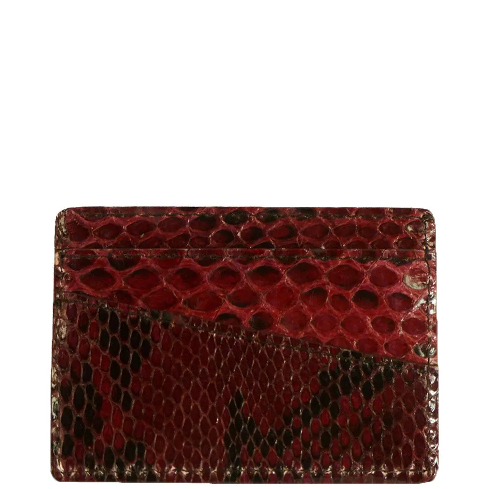 Credit Card Holder in Snakeskin