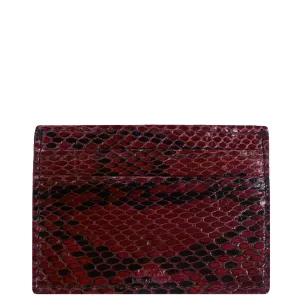 Credit Card Holder in Snakeskin
