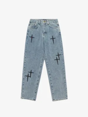 CROSS GRAPHIC JEANS