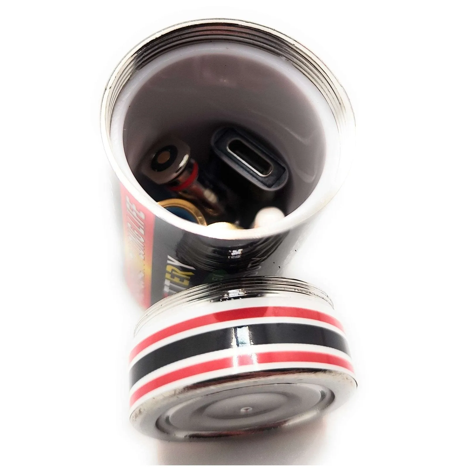 D Battery Diversion Safe Hidden Compartment Pill Safe