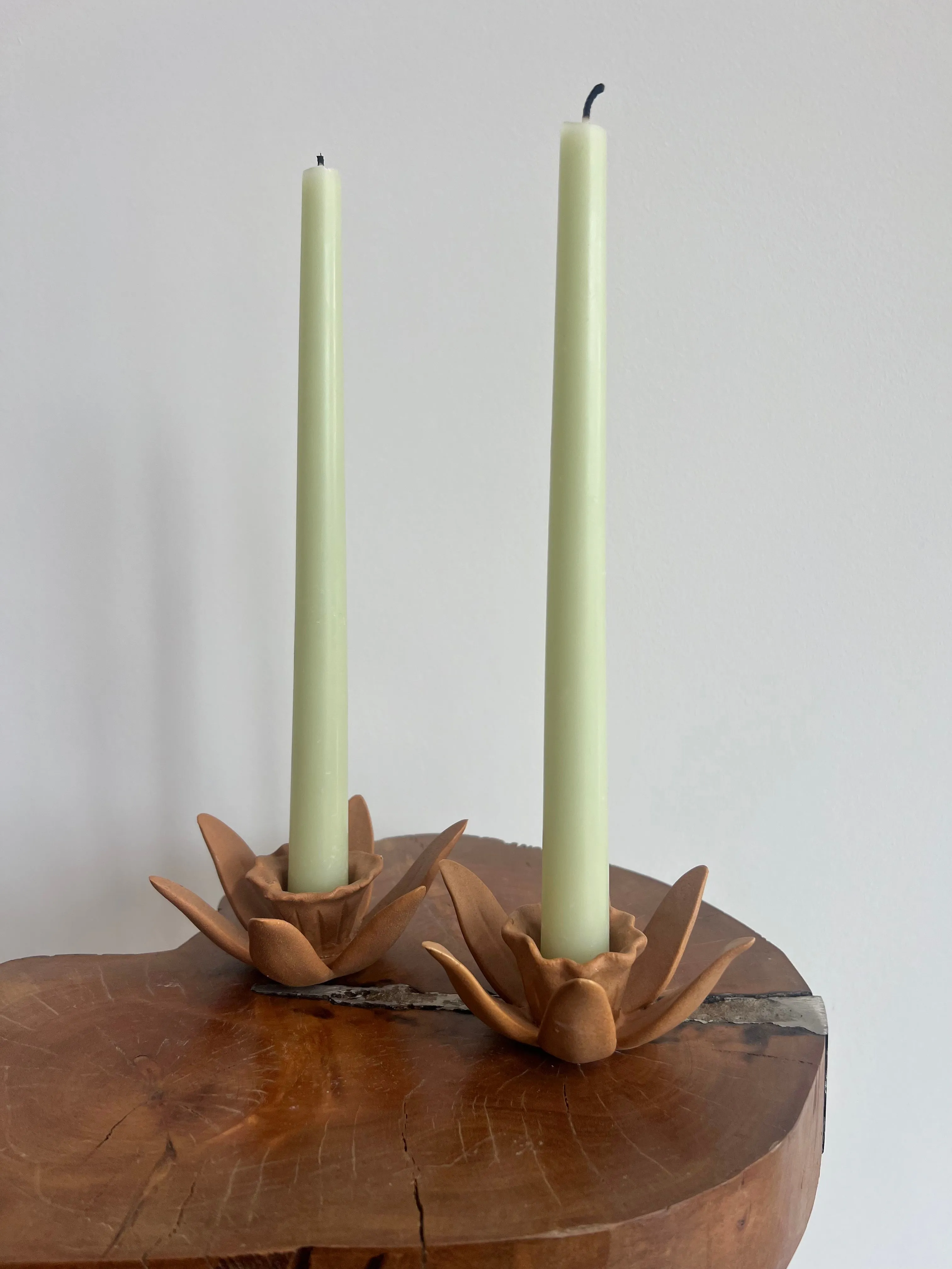 DAFFODIL CANDLE HOLDERS