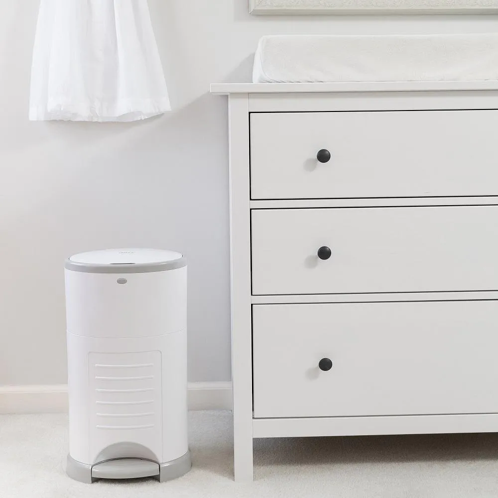 Dekor Plus Hands-Free Diaper Pail (White) - IN STORE PICK-UP ONLY
