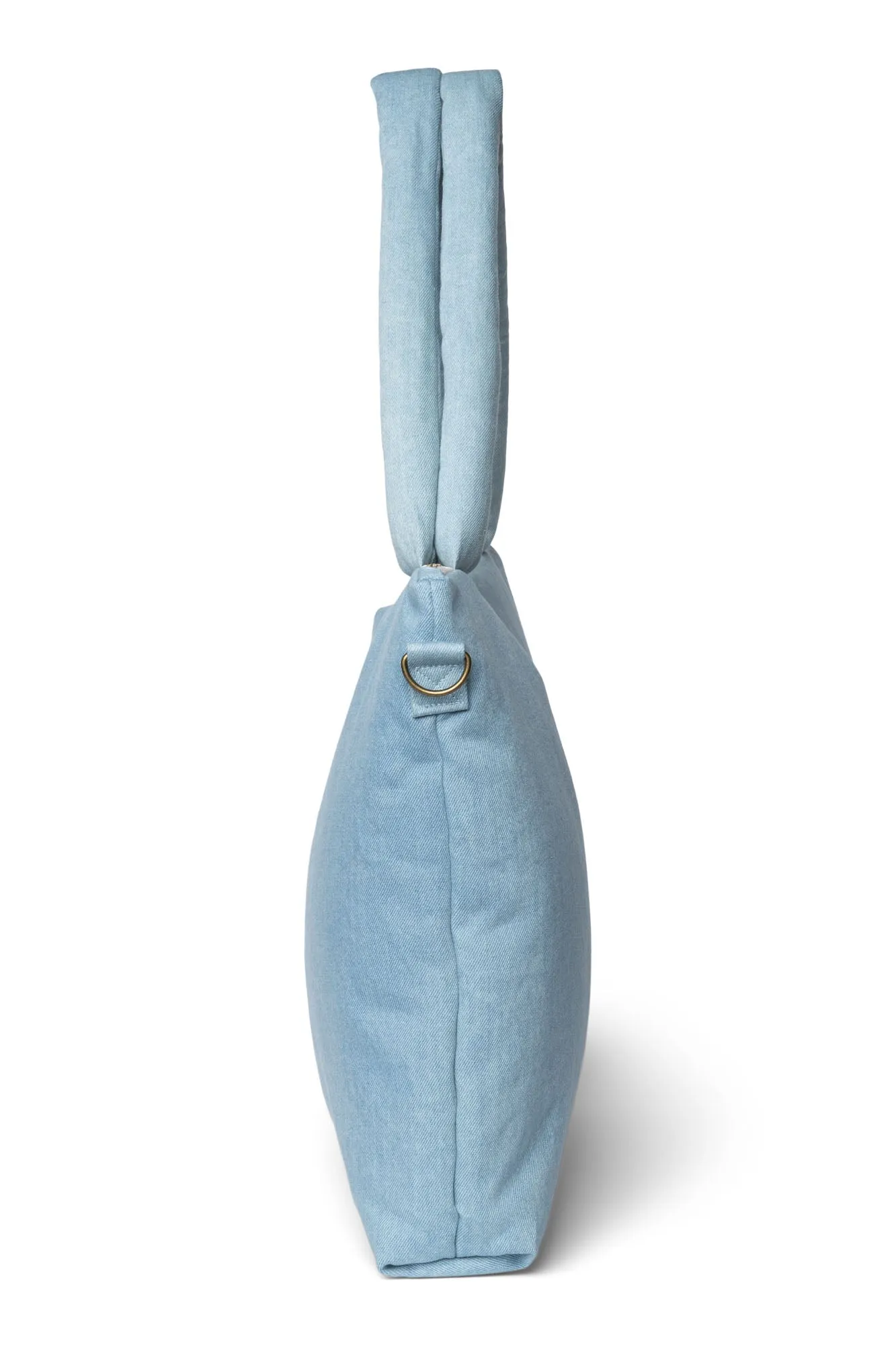 Denim Solid Wickeltasche