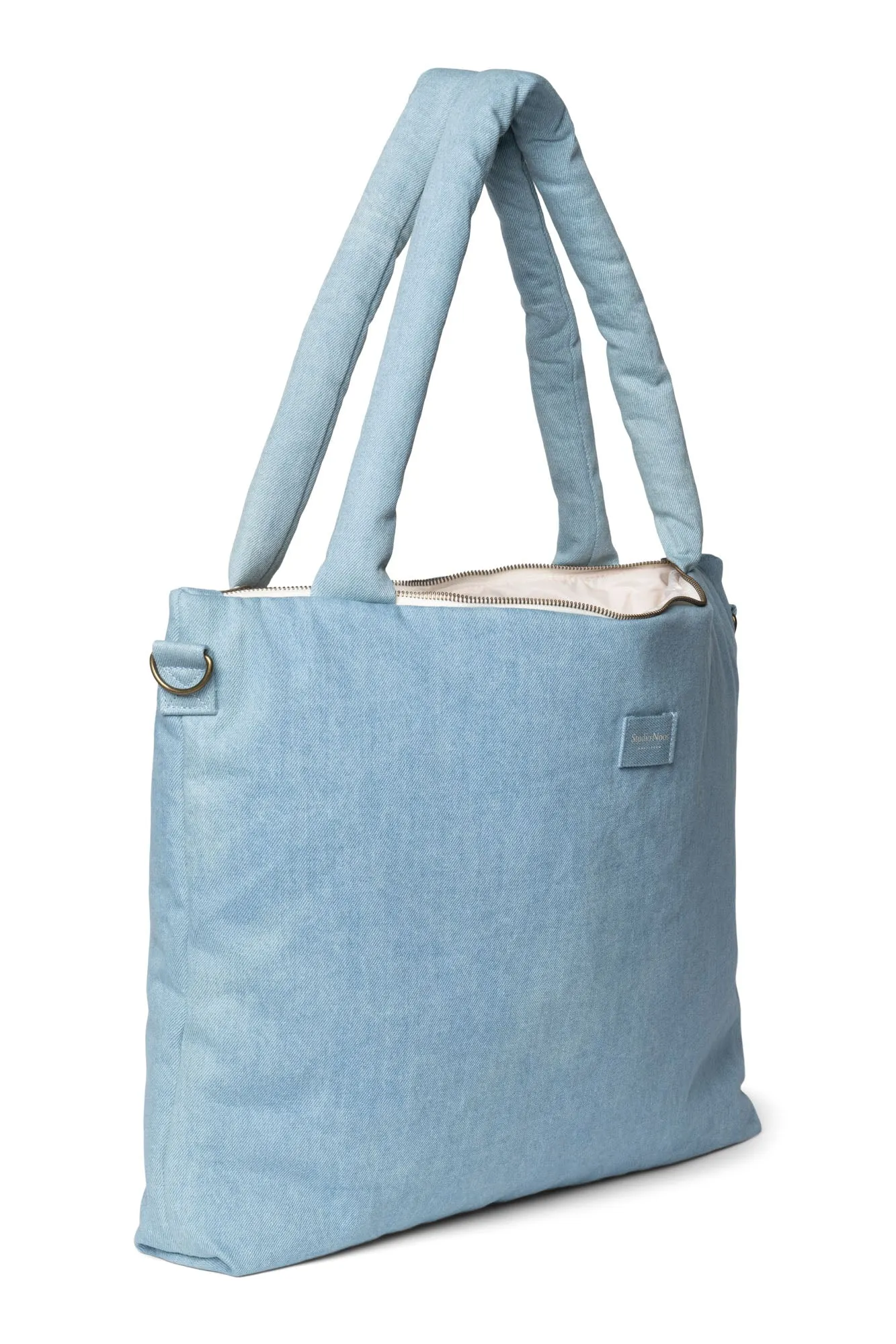 Denim Solid Wickeltasche