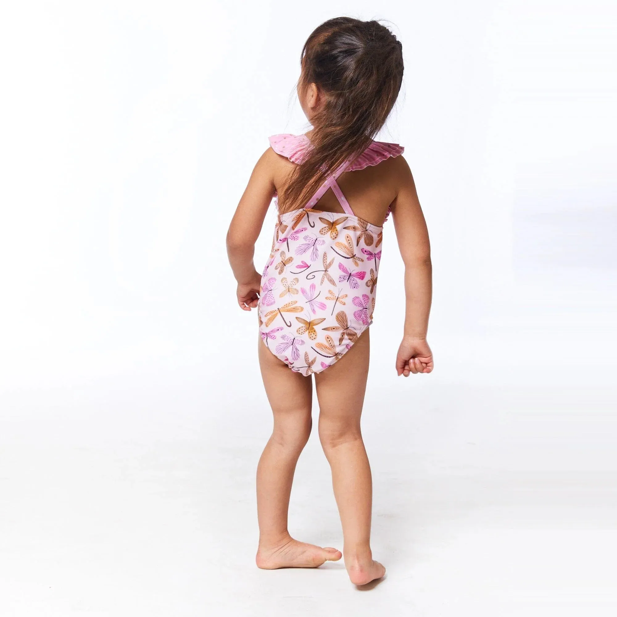 Deux Par Deux 1pc Swimsuit - Butterfly