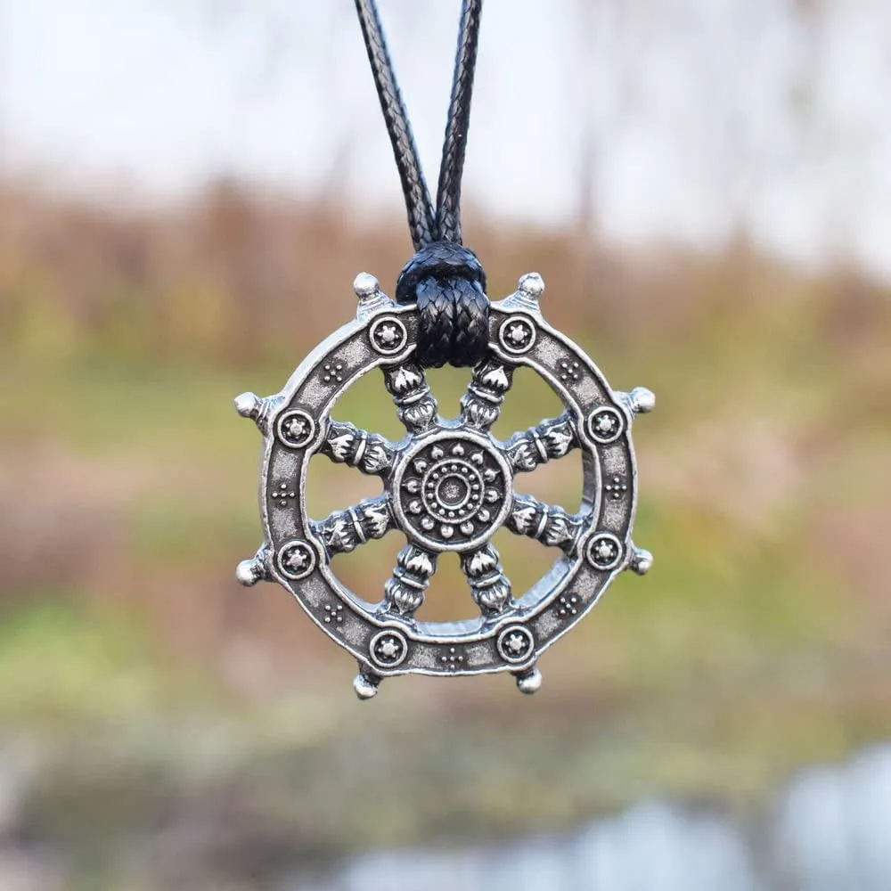 Dhar maWheel of Life Samsara Buddhist Amulet Pendant Talisman