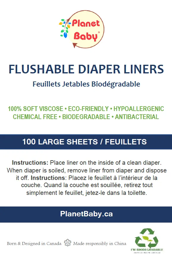 Diaper Liners Disposable Flushable