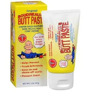 Diaper Rash Treatment Boudreaux's Butt Paste 2 oz. Tube