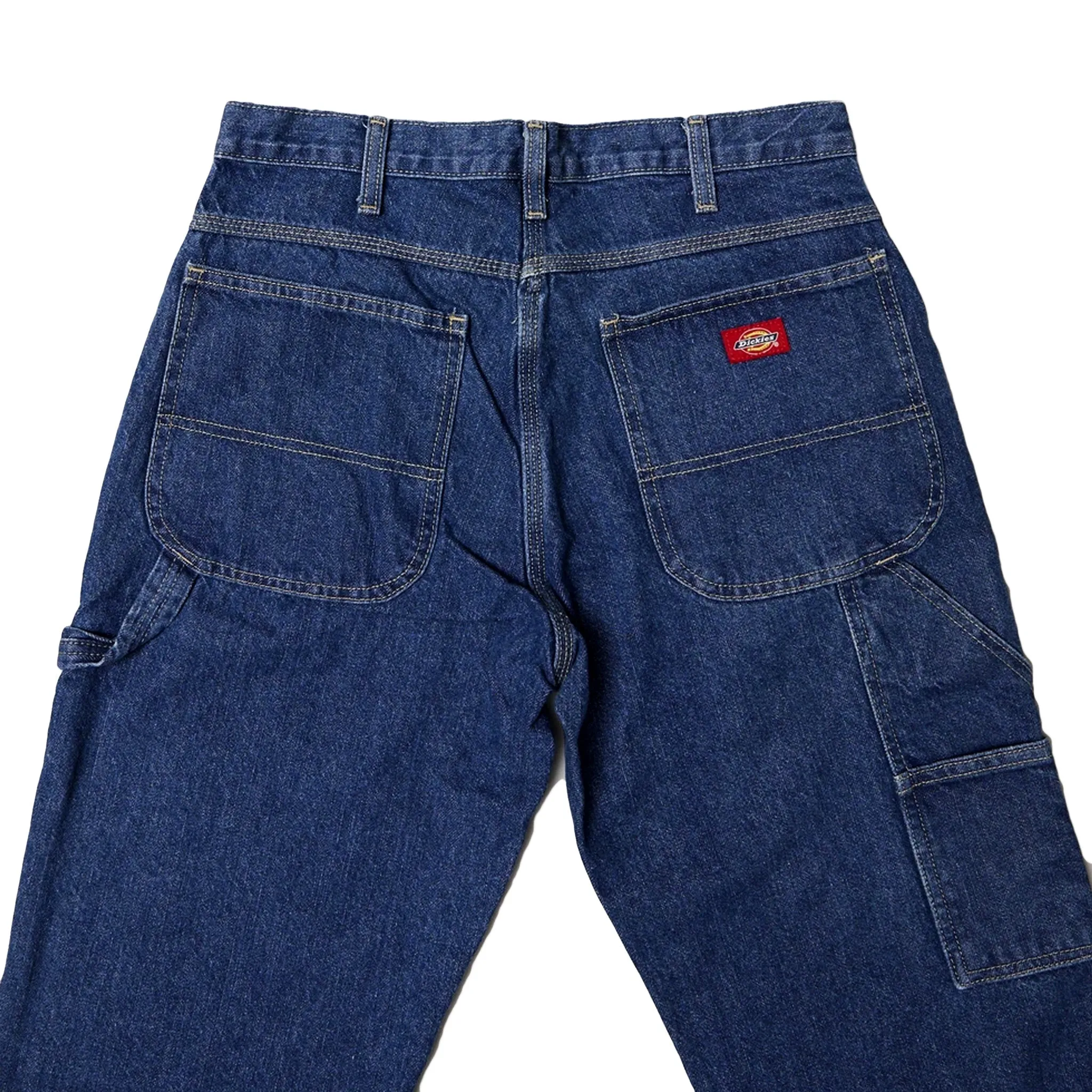 Dickies Relaxed Fit Carpenter Jean Stone Washed Indigo Blue