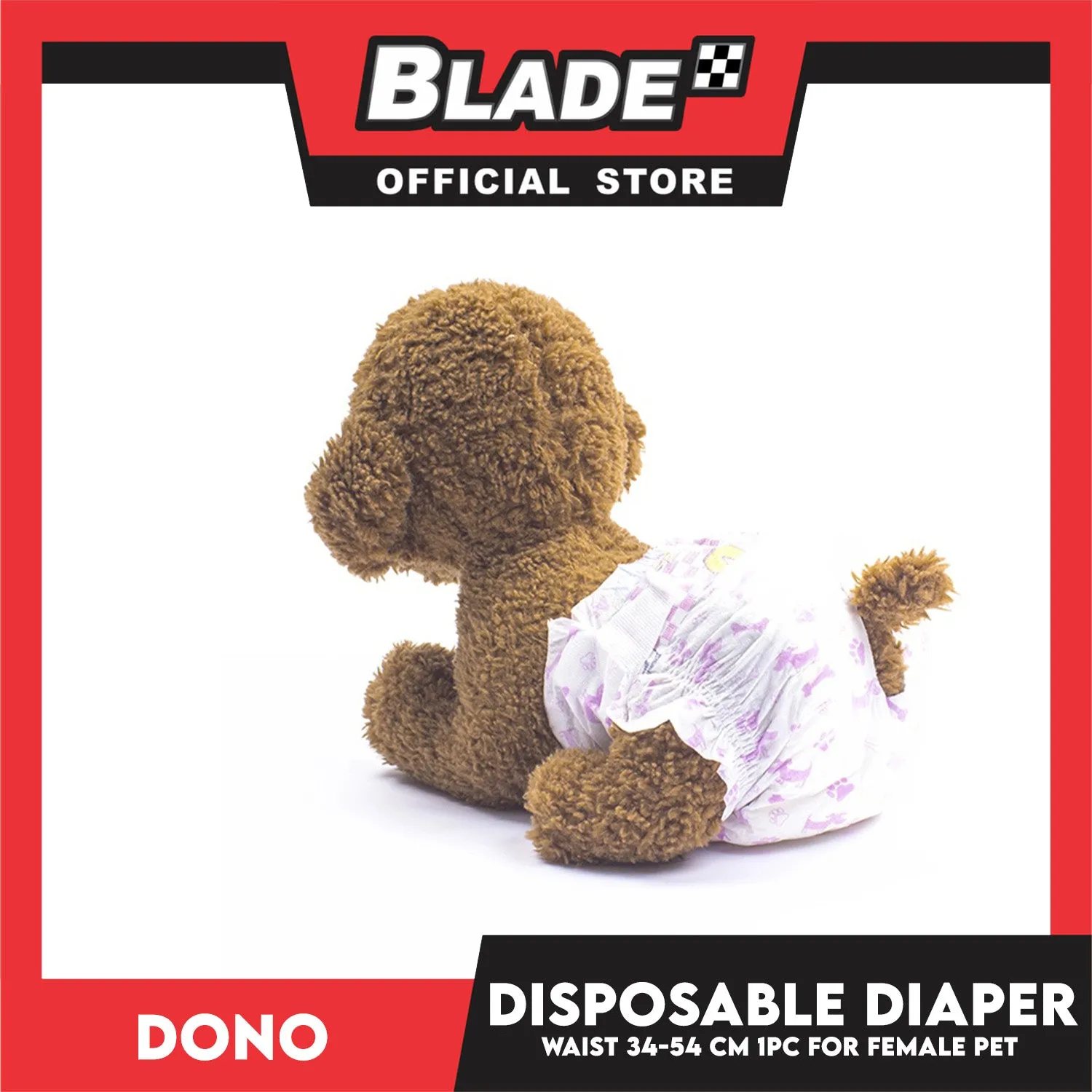 Dono Female Disposable Diapers Super Absorbent Large 1pc