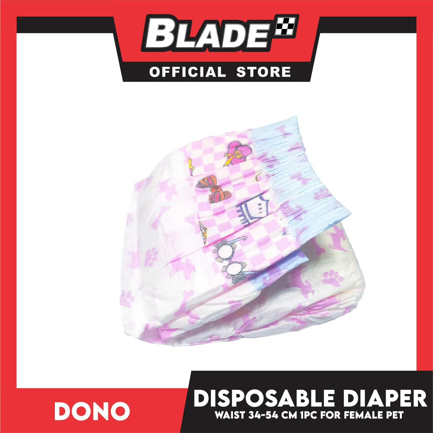 Dono Female Disposable Diapers Super Absorbent Large 1pc
