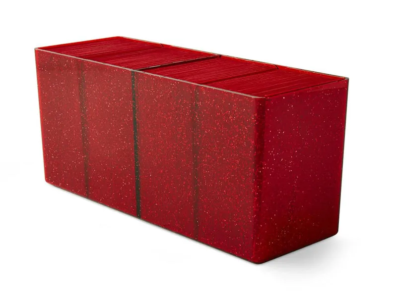Dragon Shield: Four Compartment Box (Ruby)