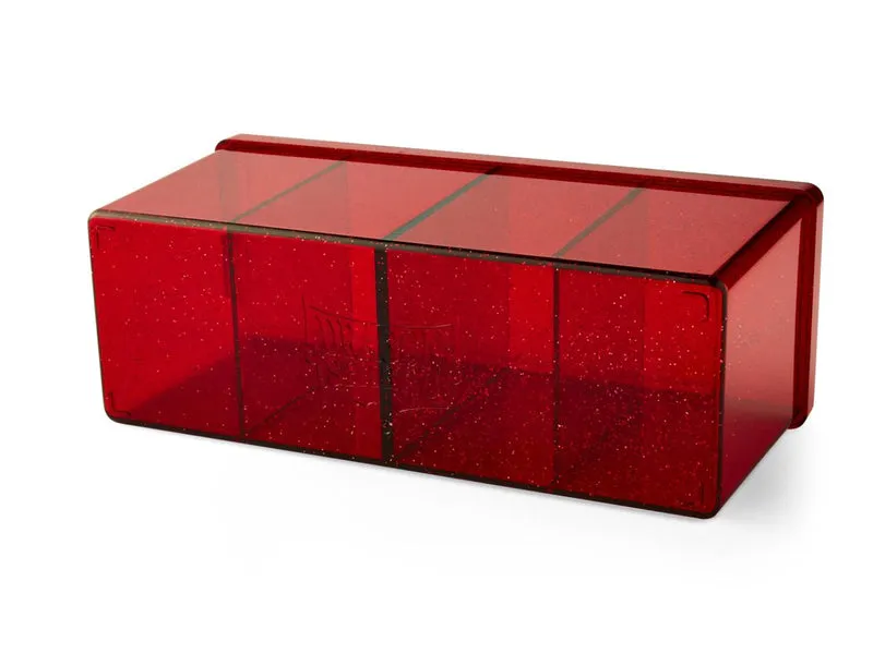 Dragon Shield: Four Compartment Box (Ruby)