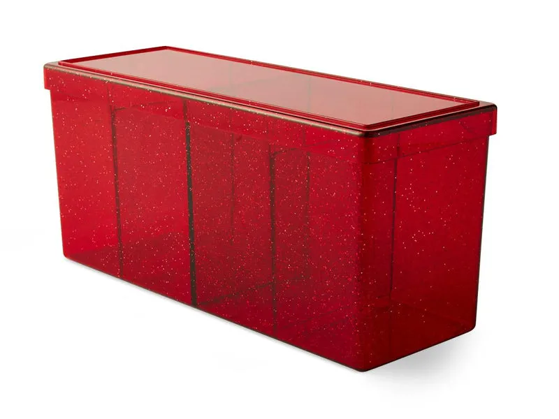 Dragon Shield: Four Compartment Box (Ruby)