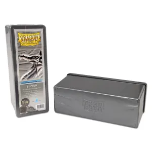 Dragon Shield: Four Compartment Box (Silver)