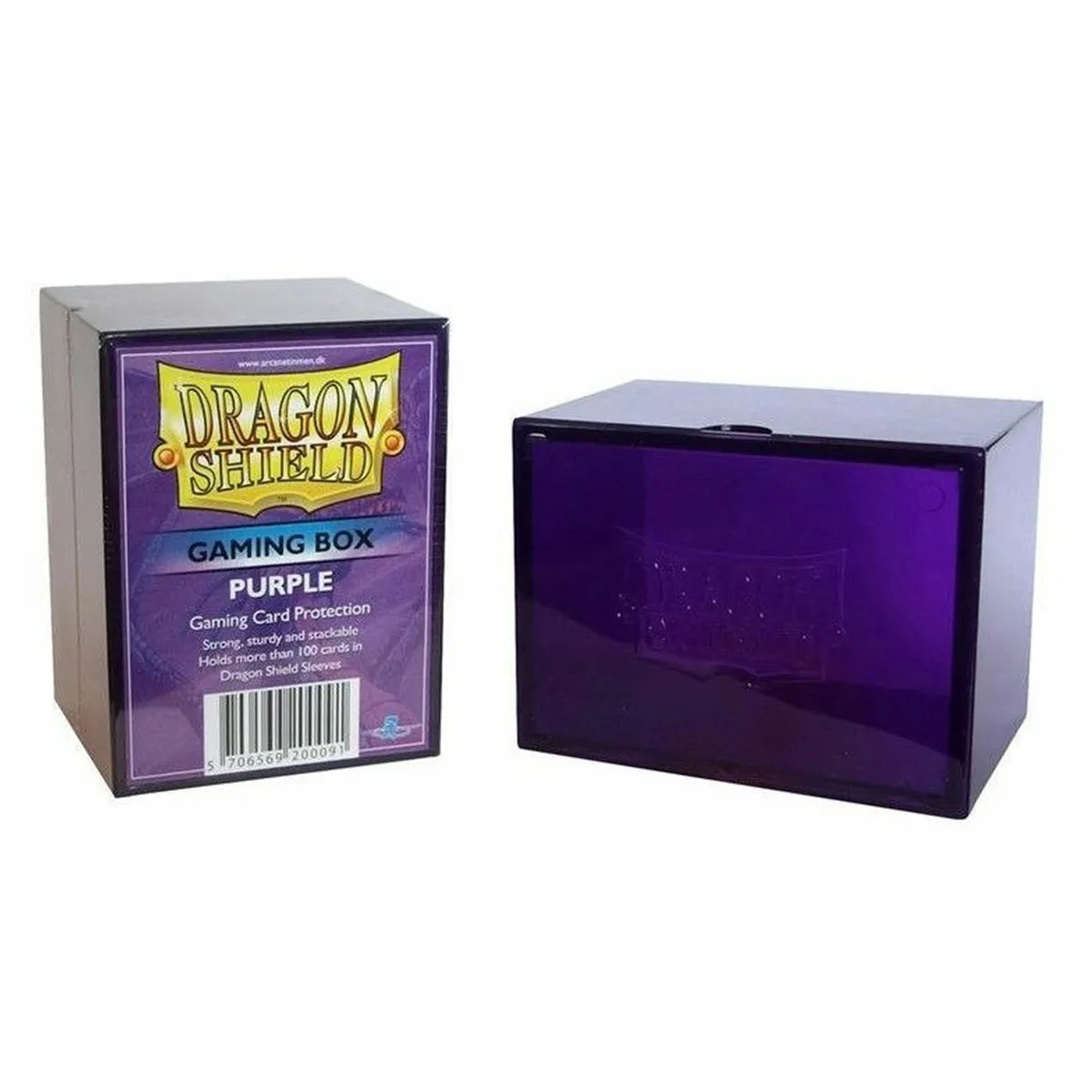 Dragon Shield Strongbox 100  Purple Deck Box