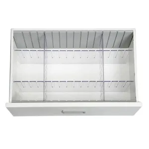Drawer Divider with Locating Strip for Medical Trolley 155mm