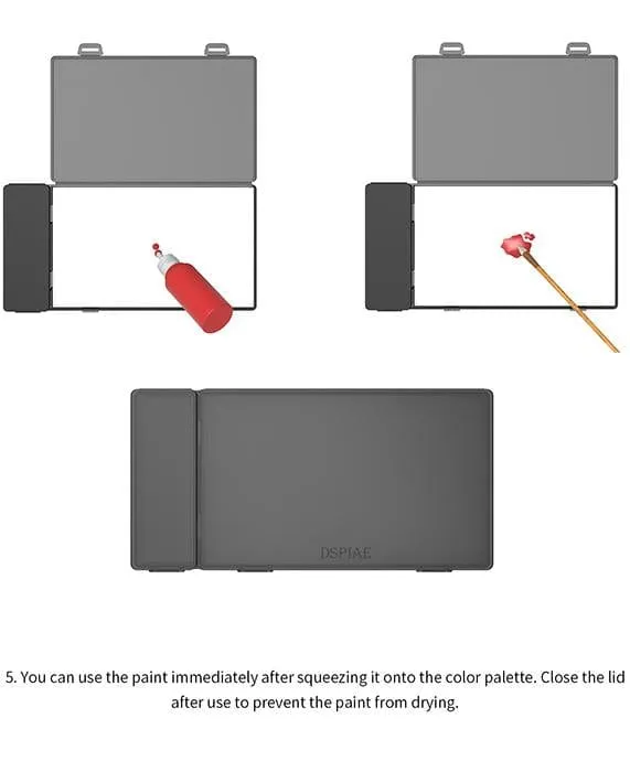 DSPIAE Moisture-retaining Wet Palette
