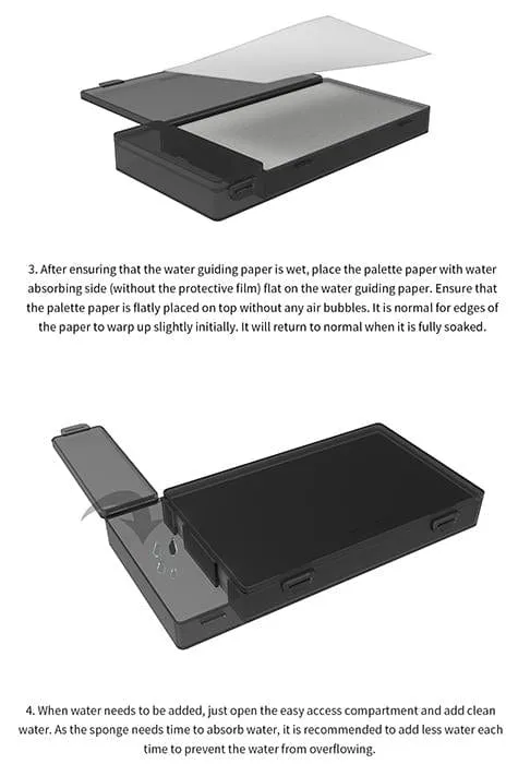 DSPIAE Moisture-retaining Wet Palette