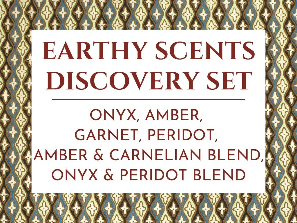 Earthy Perfume Oil Concentrate Sample Vial Set by Sage