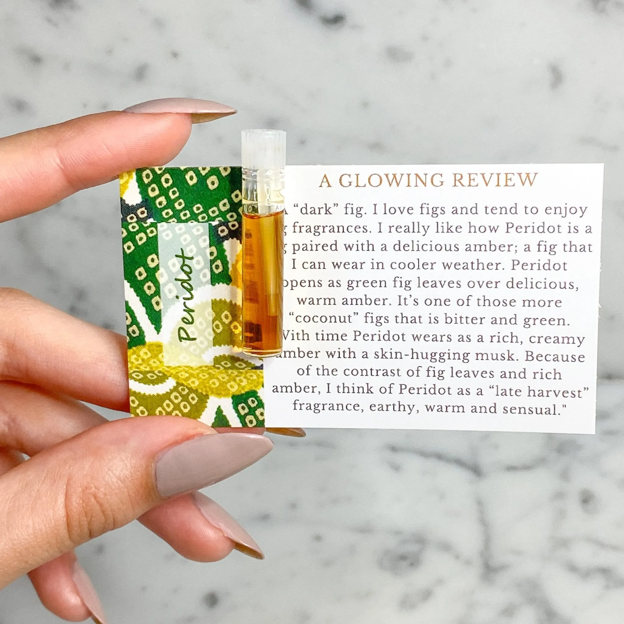 Earthy Perfume Oil Concentrate Sample Vial Set by Sage