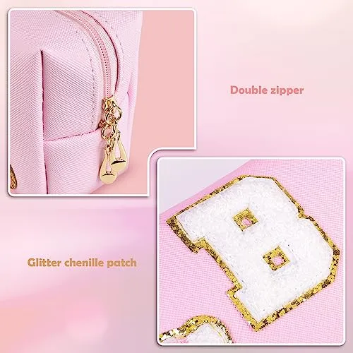 Elilier Girls Gifts for 3 4 5 6 7 8 9 10 11 12 13 Year Old, Cosmetic Bag Travel Girls Bag, Birthday Gift for Women Girl, Preppy Travel Stuff For Girls, Women Gift (Large)