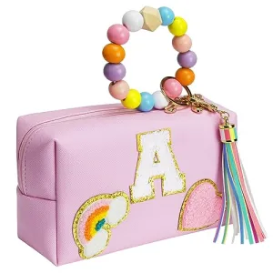 Elilier Girls Gifts for 3 4 5 6 7 8 9 10 11 12 13 Year Old, Cosmetic Bag Travel Girls Bag, Birthday Gift for Women Girl, Preppy Travel Stuff For Girls, Women Gift (Large)