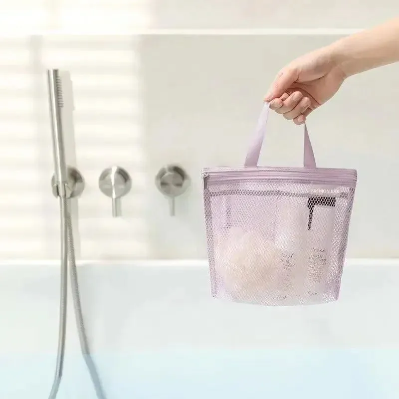 Eliza | Lightweight Mesh Toiletry Bag for the Shower
