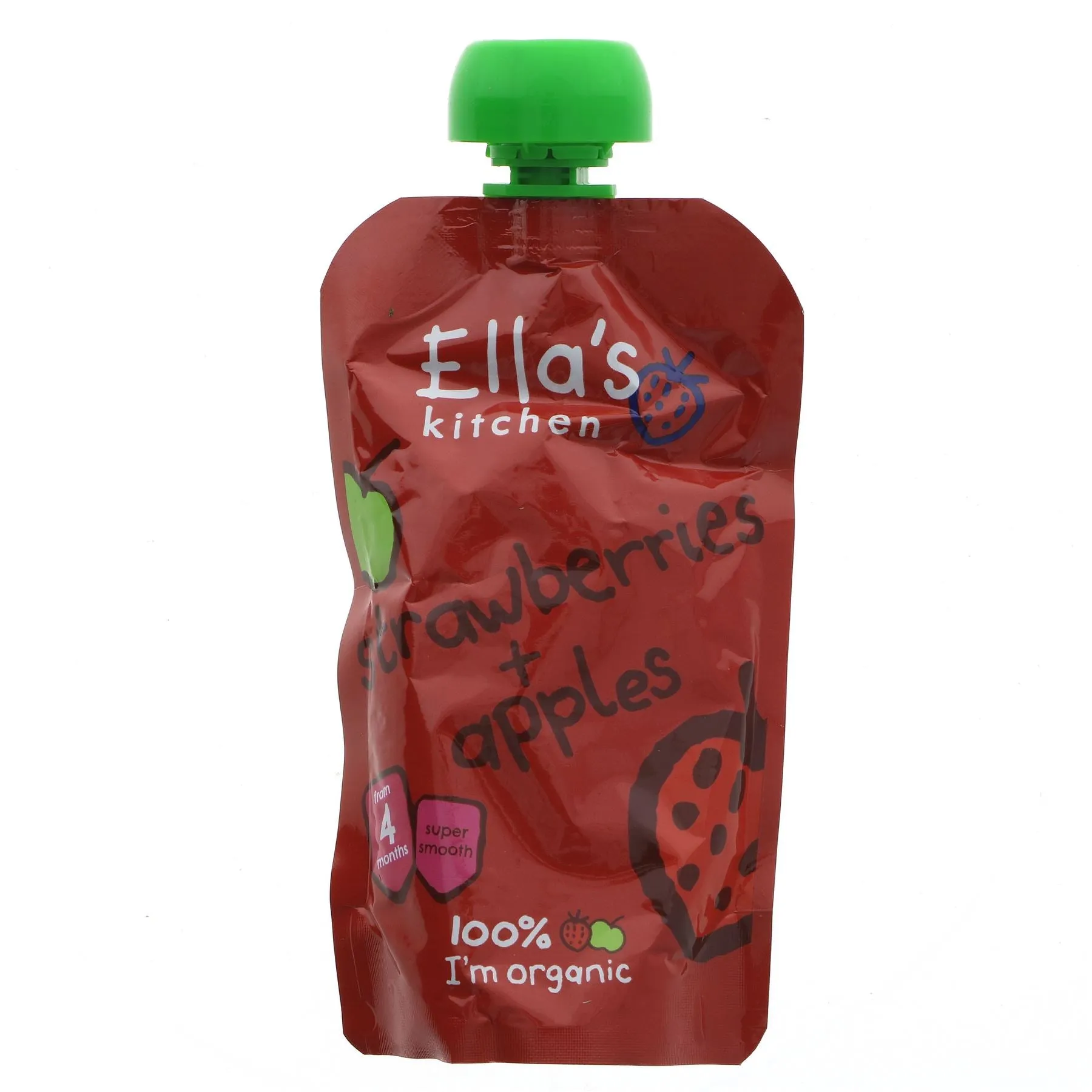 Ella's Kitchen | Strawberries & Apples | 120g