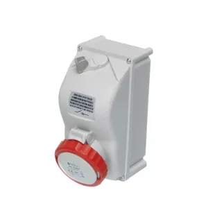 Europa SISW324VF IP67 Interlocked Switched Socket with Key 400V 3P E 32A 6H