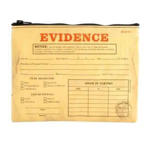 Evidence Zipper Pouch