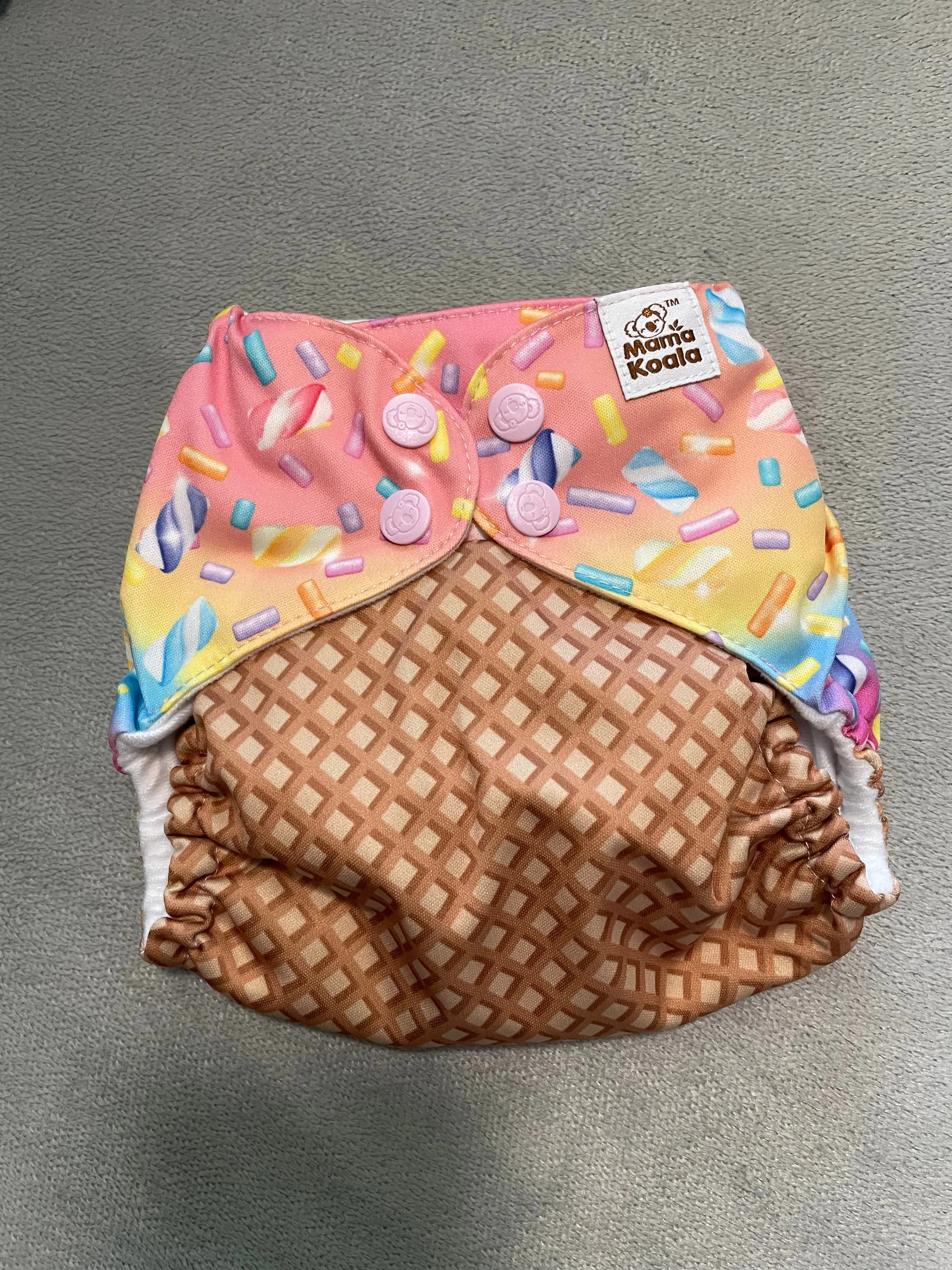 F152-Waffle cone-Mama Koala Pocket Diaper 1.0