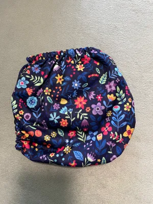 F160-small flowers and leaves-Mama Koala Pocket Diaper 1.0