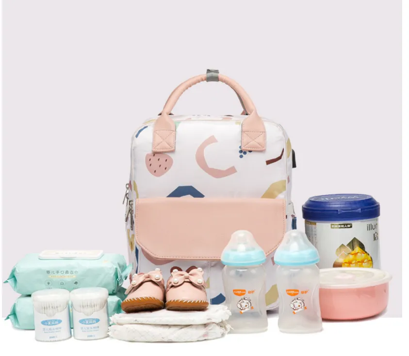 Fashionable Multifunctional Large-capacity Mother And Baby Bag