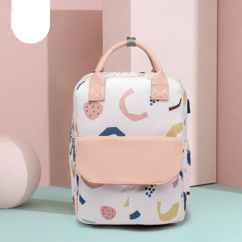 Fashionable Multifunctional Large-capacity Mother And Baby Bag