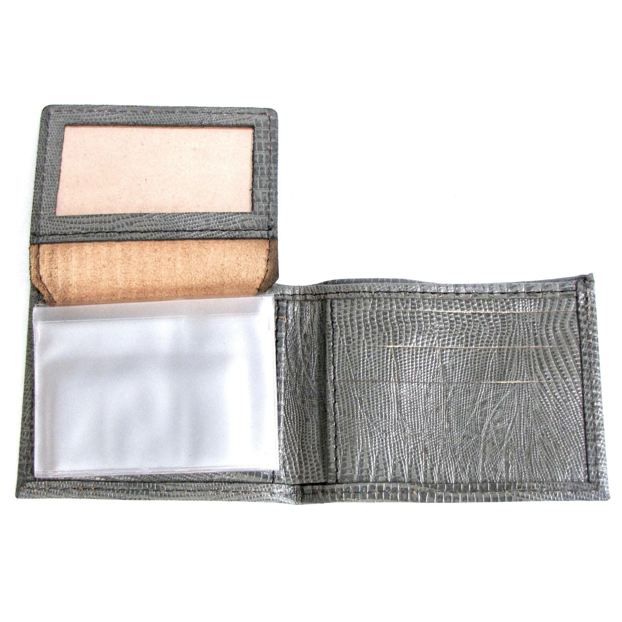 FB800G  Billfold- Embossed Gray Print
