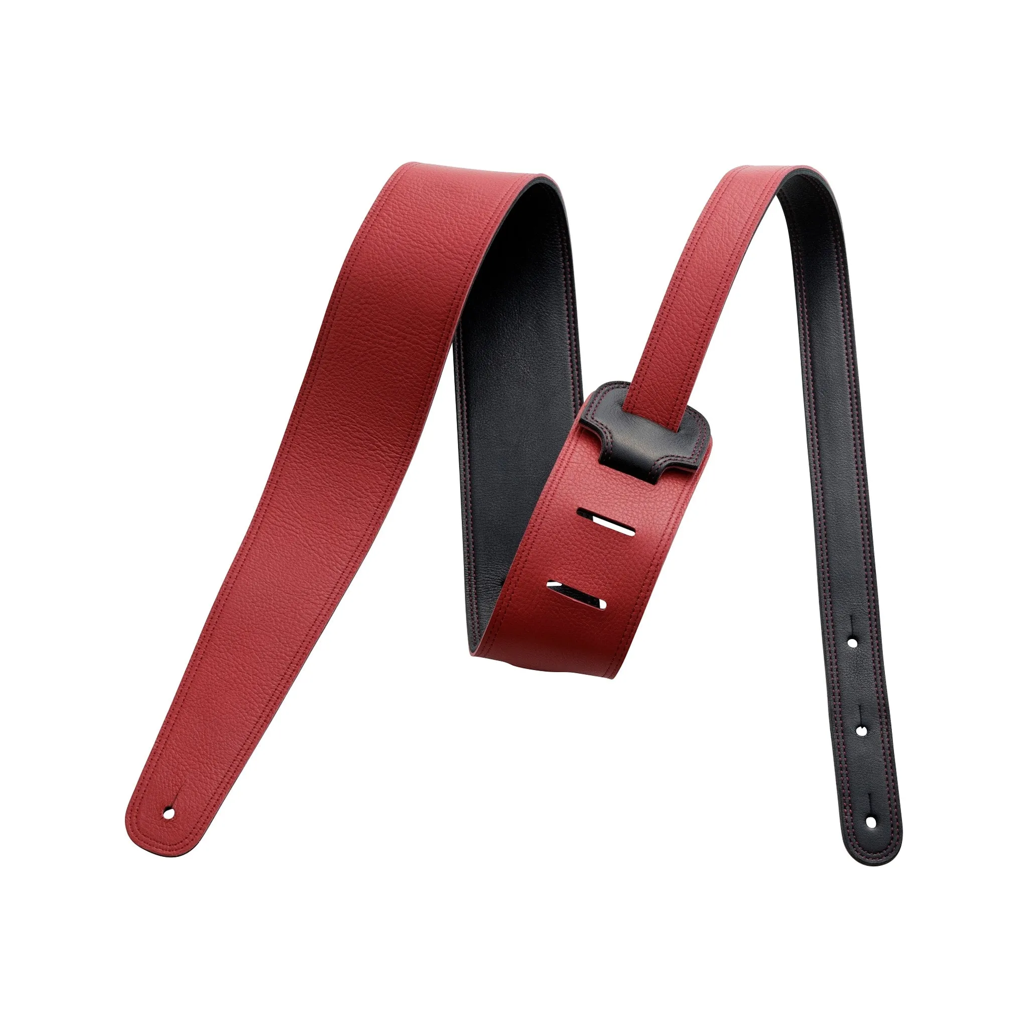 Fender Ken Signature Guitar Strap, Black & Red