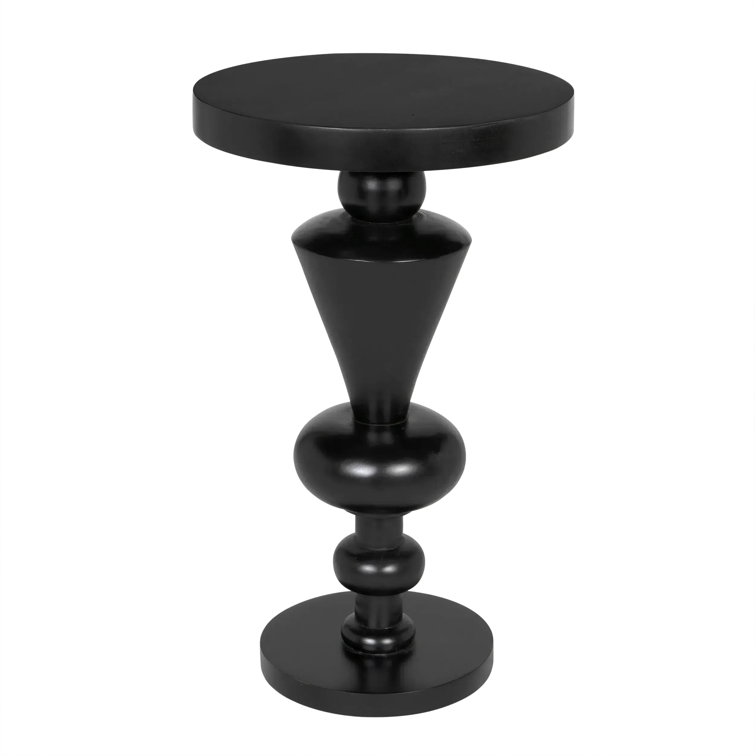 Fenring Side Table, Hand Rubbed Black