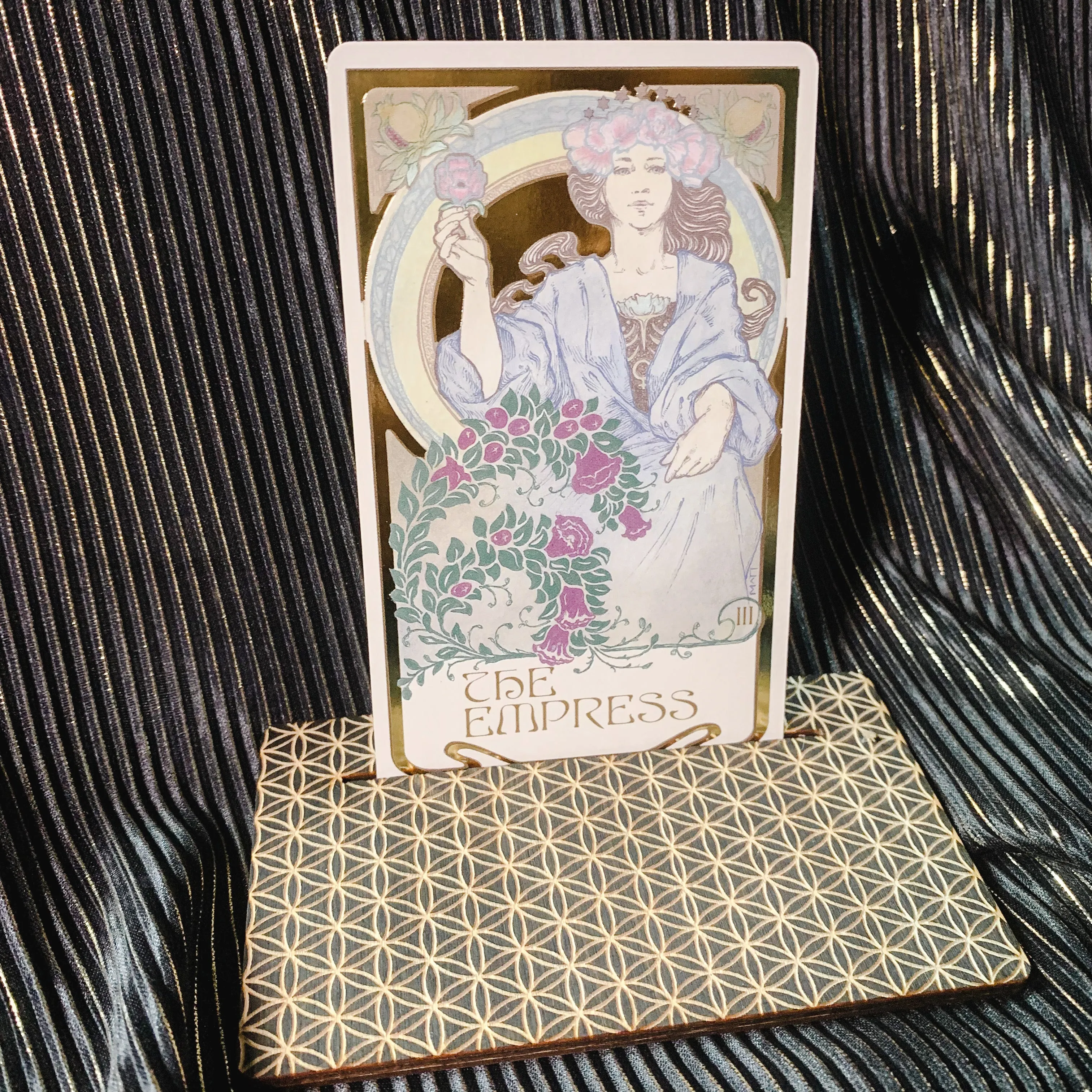 Flower of Life Tarot Card Holder