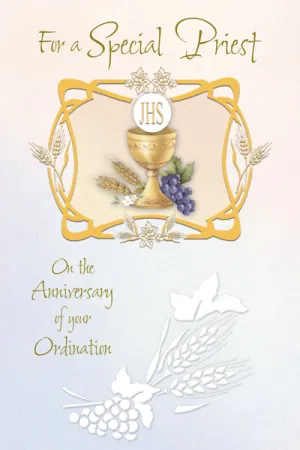 For a Special Priest on the Anniversary of Your Ordination Greeting Card