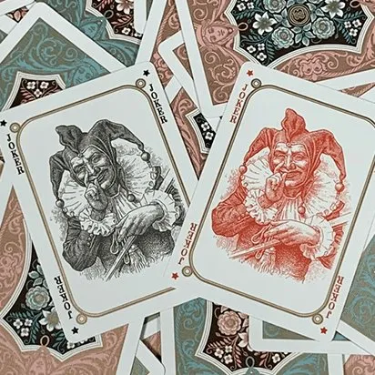 Four Continents (Red) Playing Cards